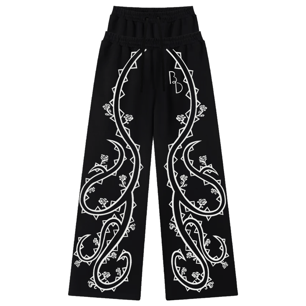 [COMING SOON] - Floral Double-Waisted Sweatpants